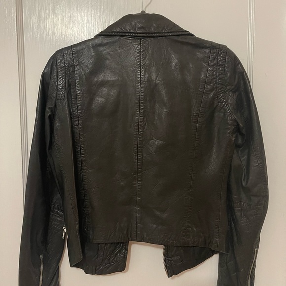 Madewell Washed Leather Motorcycle Jacket - Picture 6 of 14